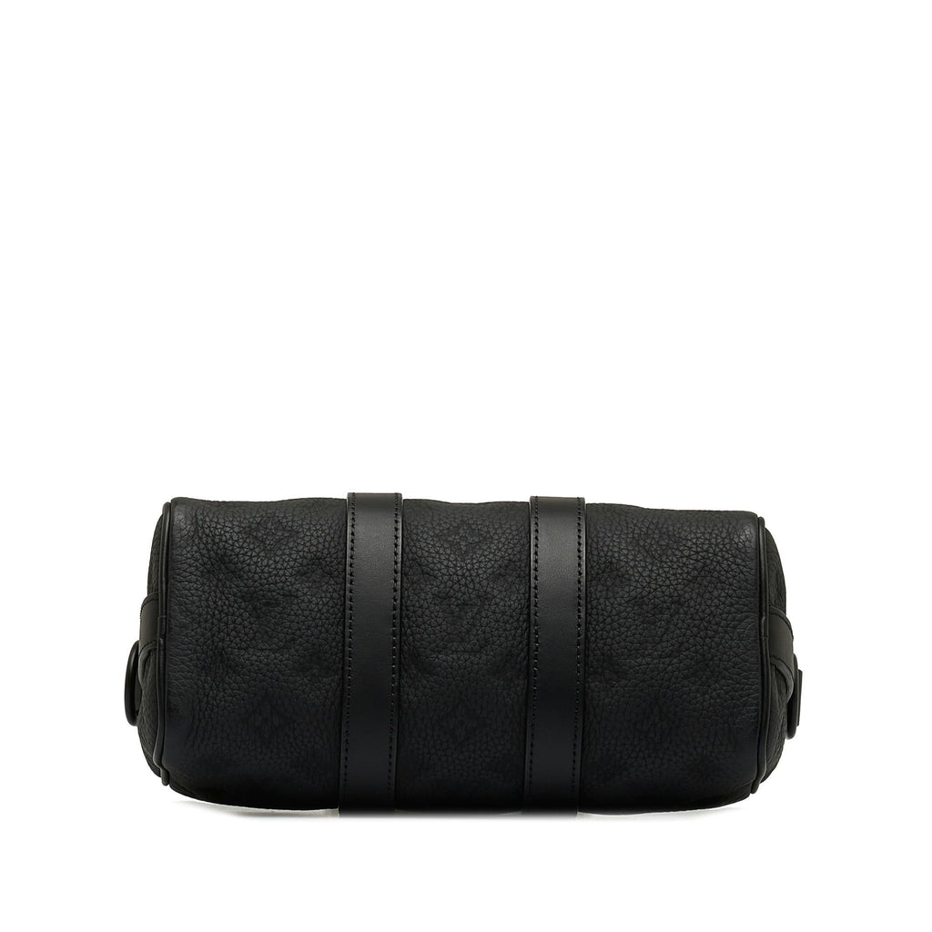 Louis Vuitton Monogram Taurillon Keepall Bandouliere 25 (SHG-ELloz4)