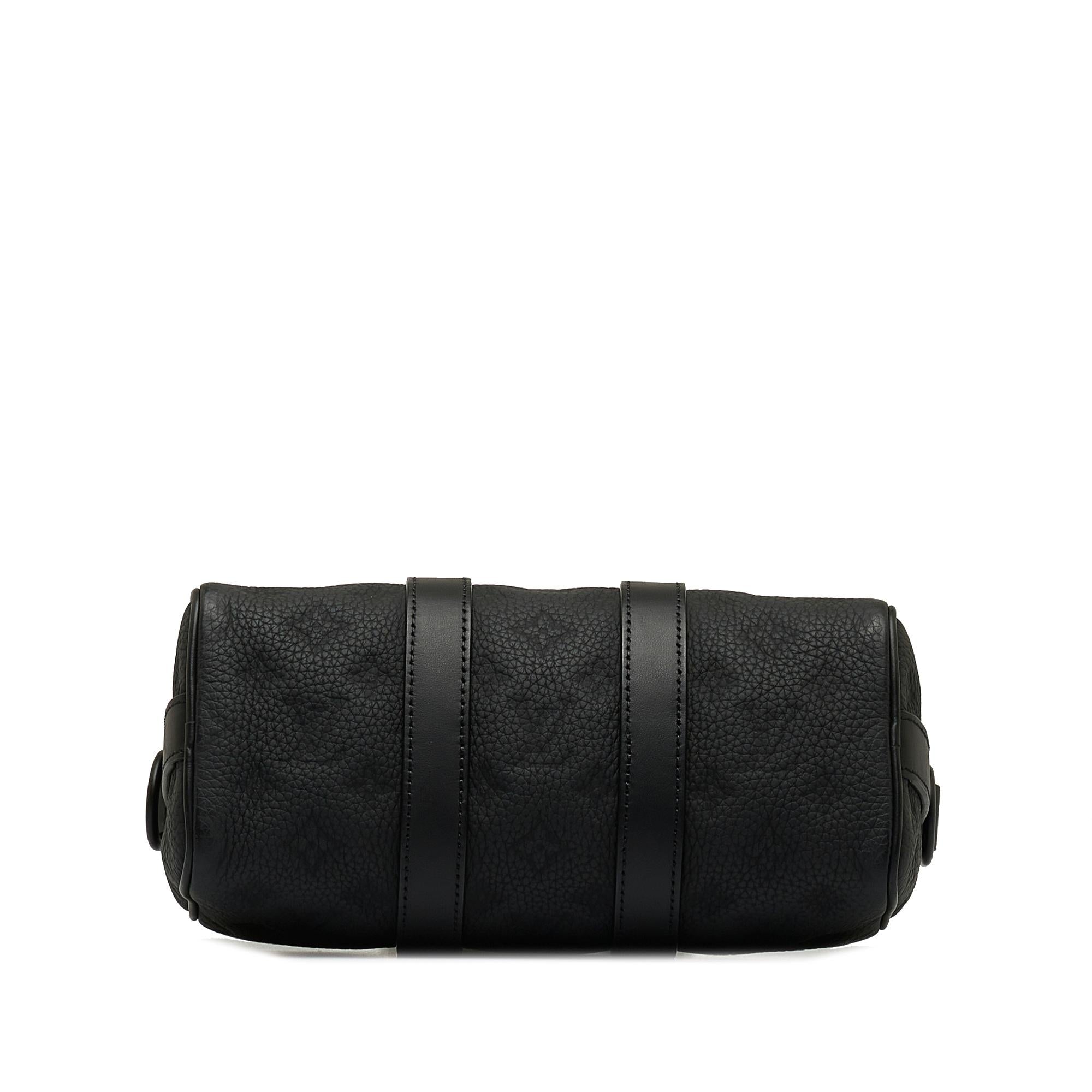 Louis Vuitton Monogram Taurillon Keepall Bandouliere 25 (SHG-ELloz4)