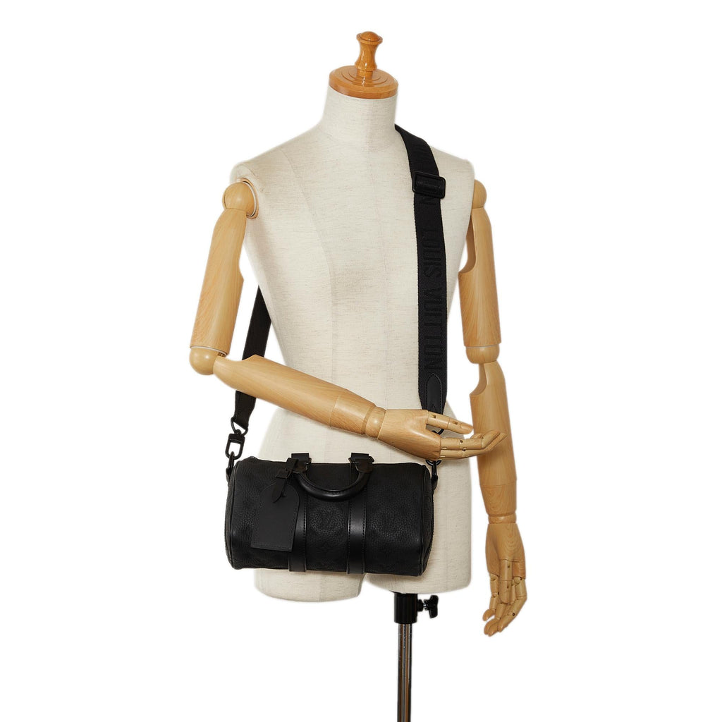 Louis Vuitton Monogram Taurillon Keepall Bandouliere 25 (SHG-n4HgjD)