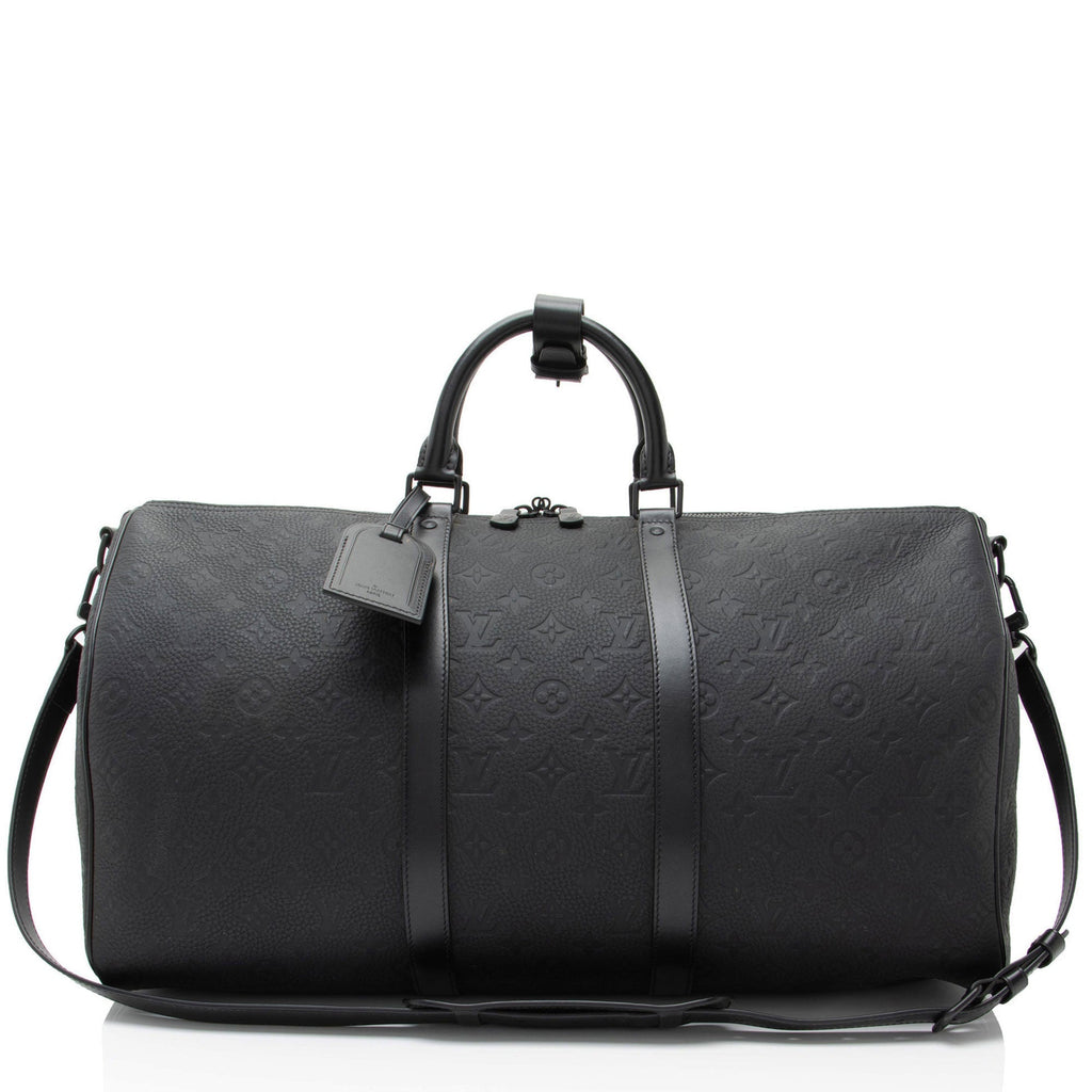Louis Vuitton Monogram Taurillon Keepall Bandouliere 50 Duffle