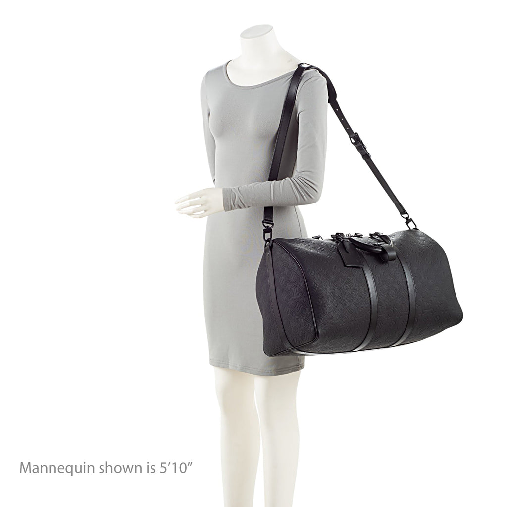 Louis Vuitton Monogram Taurillon Keepall Bandouliere 50 Duffle