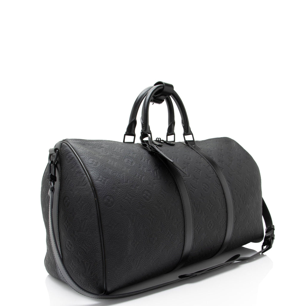 Louis Vuitton Monogram Taurillon Keepall Bandouliere 50 Duffle