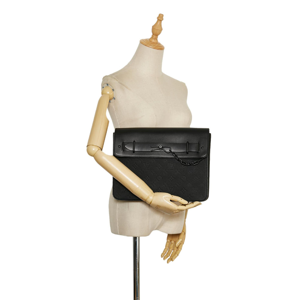 Louis Vuitton Monogram Taurillon Pochette Steamer