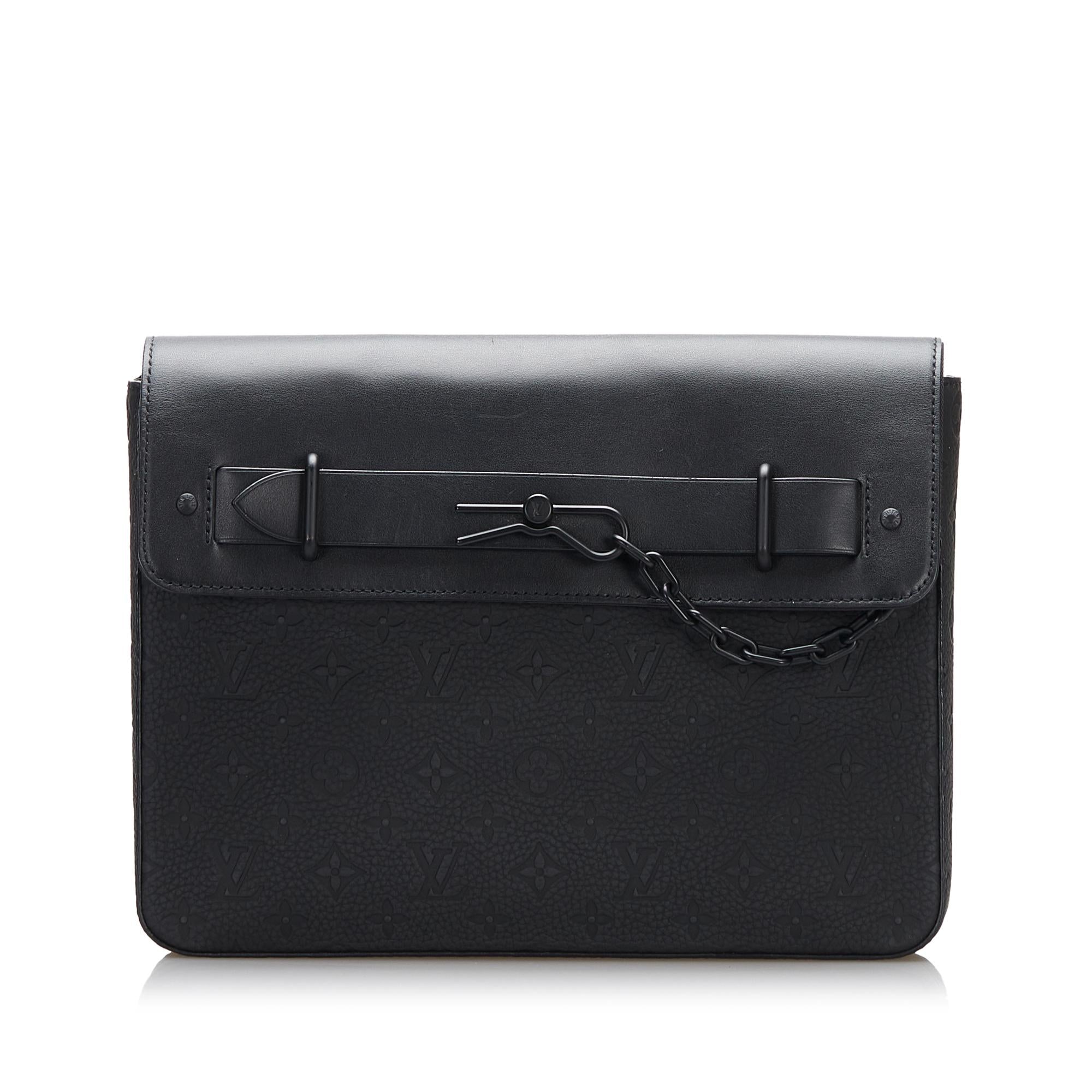 Louis Vuitton Monogram Taurillon Pochette Steamer
