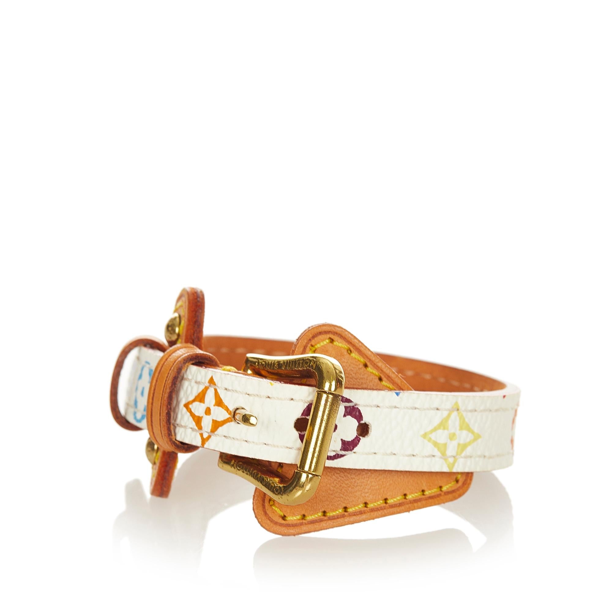 Louis Vuitton Monogram Theda Wrap Bracelet (SHG-25255)