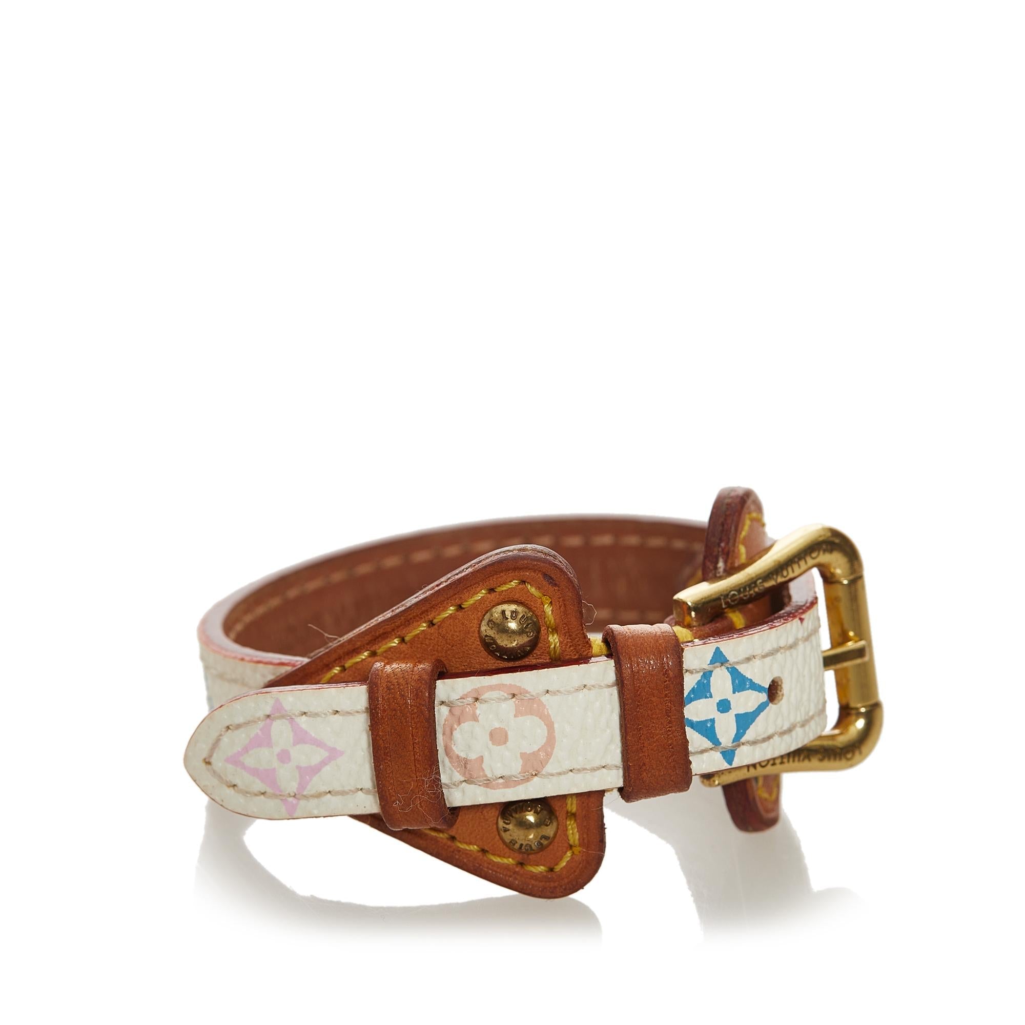 Louis Vuitton Monogram Theda Wrap Bracelet (SHG-29485)