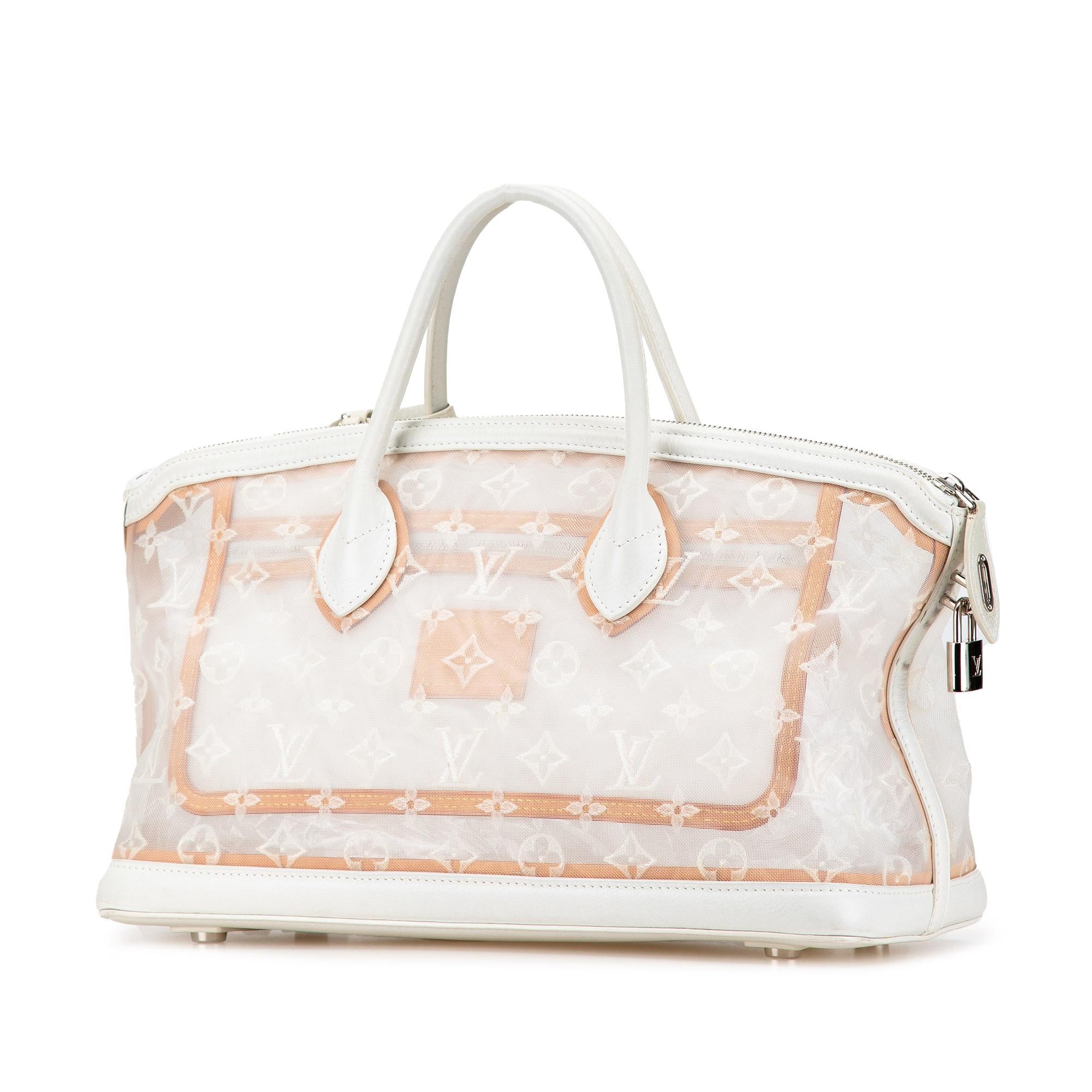 Louis Vuitton Monogram Transparence Lockit East-West (SHG-xHxLIF)