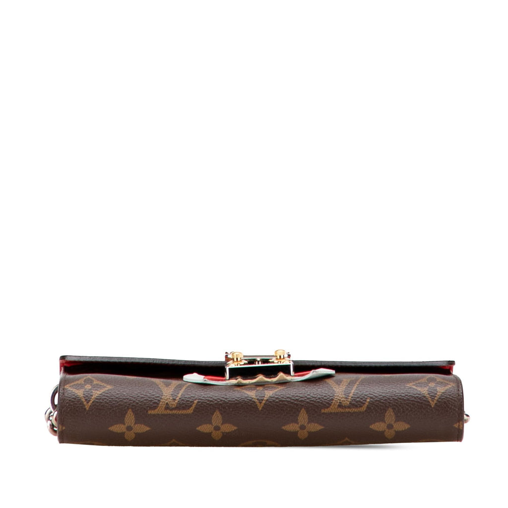 Louis Vuitton Monogram Tribal Mask Chain Wallet