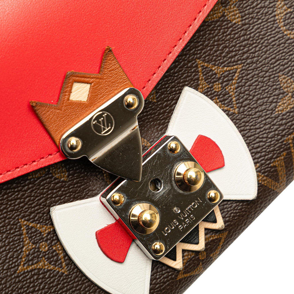 Louis Vuitton Monogram Tribal Mask Chain Wallet