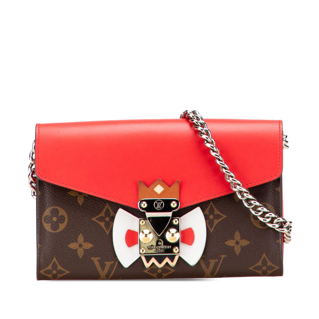 Louis Vuitton Monogram Tribal Mask Chain Wallet