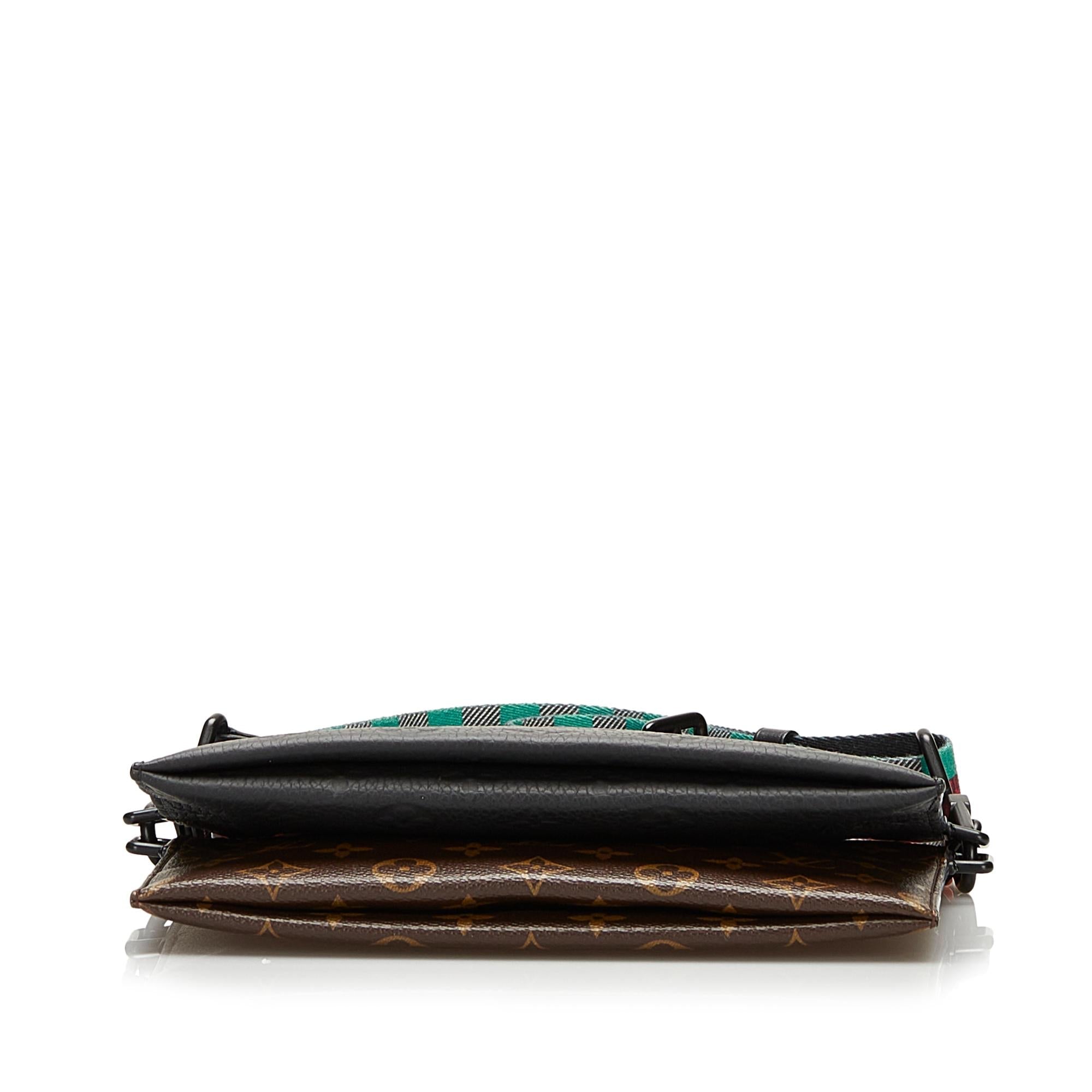 Louis Vuitton Monogram Trio Pouch NM (SHG-37664)