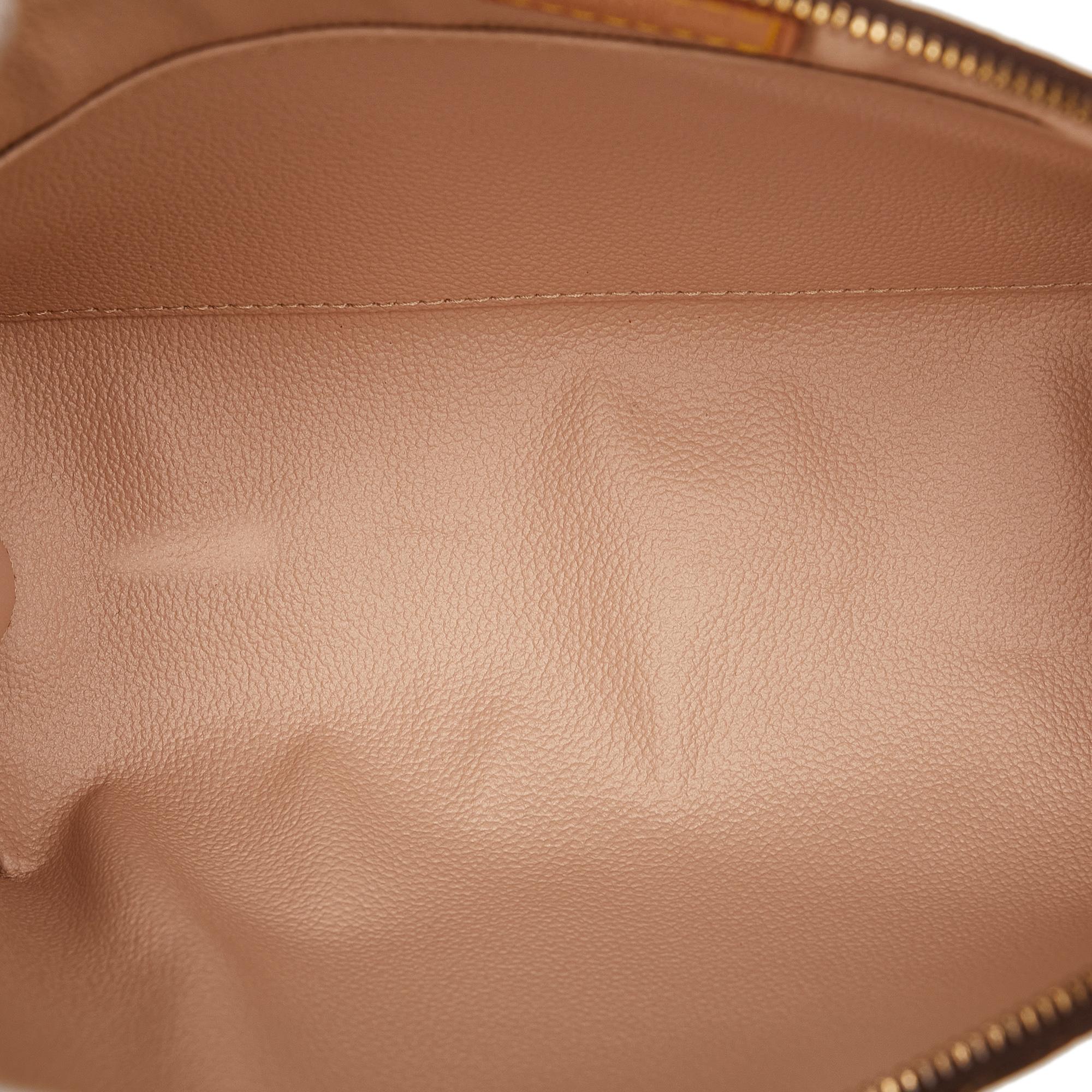 Louis Vuitton Monogram Trousse Demi Ronde Cosmetic Pouch (SHG-0l8t53)