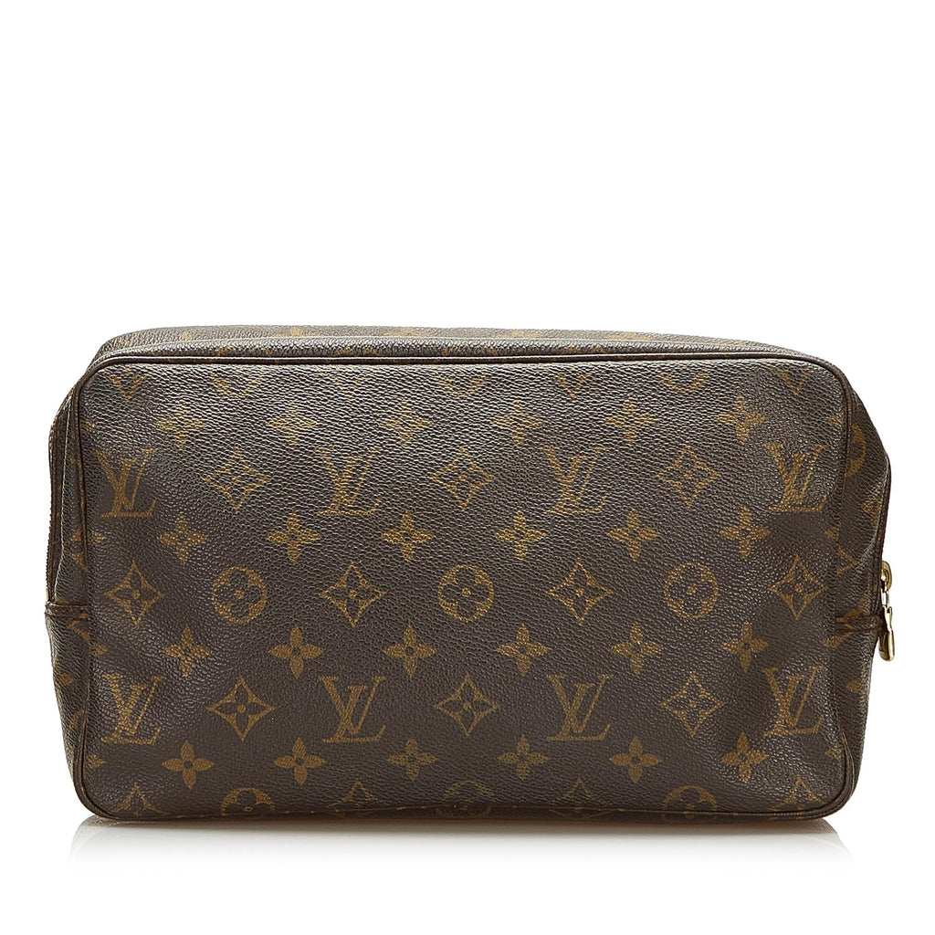 Louis Vuitton Monogram Trousse Toilette 28 (SHG-35301)
