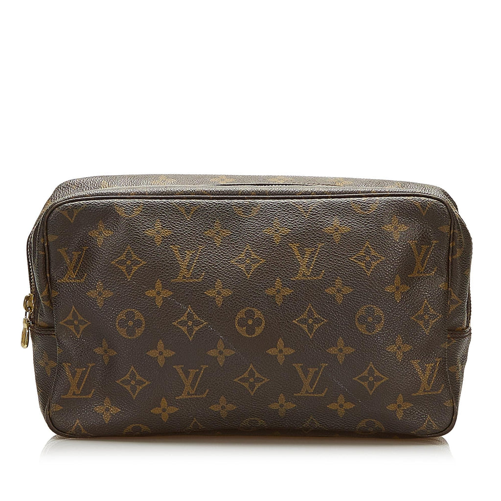 Louis Vuitton Monogram Trousse Toilette 28 (SHG-35301)