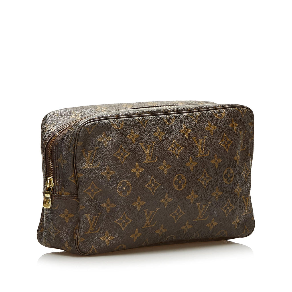 Louis Vuitton Monogram Trousse Toilette 28 (SHG-35301)
