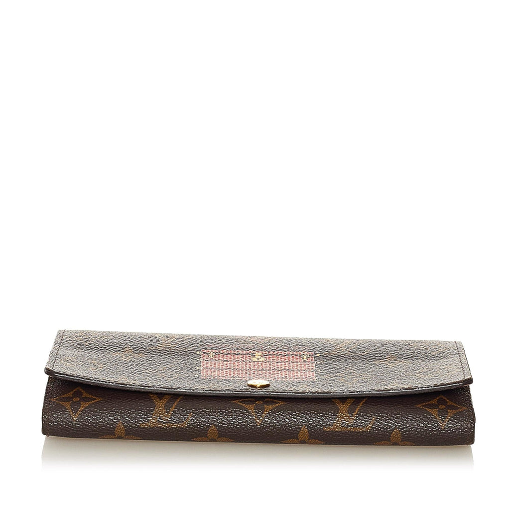 Louis Vuitton Monogram Trunks Illustre Sarah Long Wallet (SHG-35334)