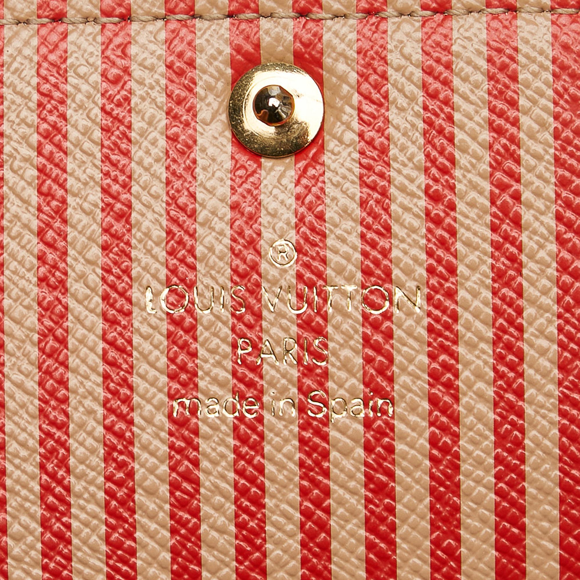 Louis Vuitton Monogram Trunks Illustre Sarah Long Wallet (SHG-37410)