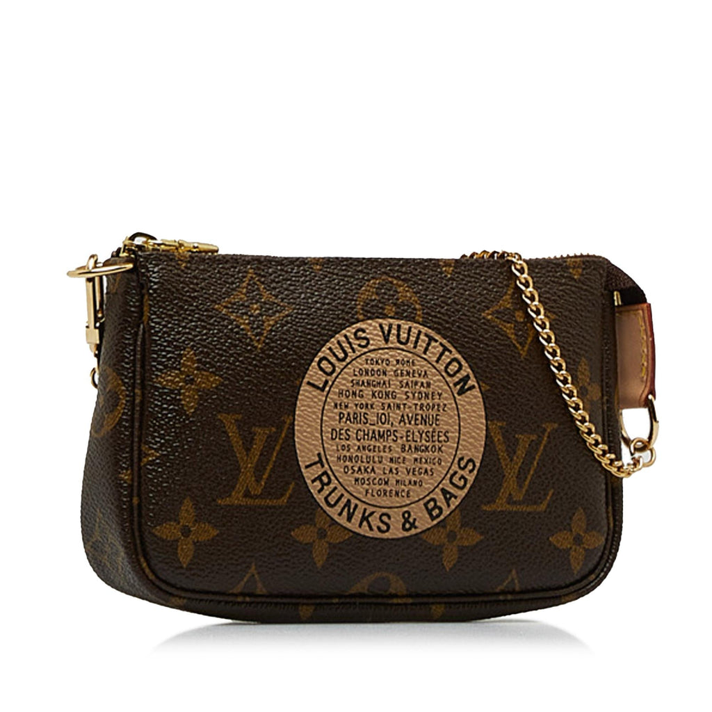 Louis Vuitton Monogram Trunks and Bags Mini Pochette Accessoires (SHG-w6Rdg0)