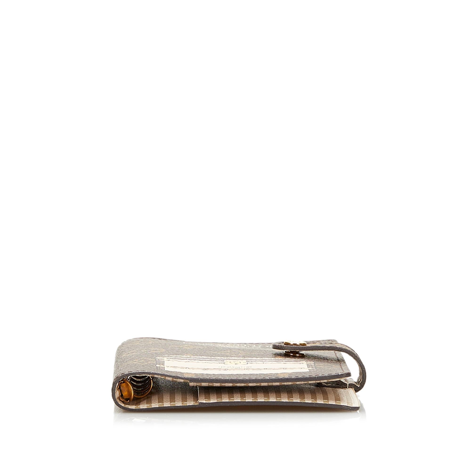 Louis Vuitton Monogram Trunks and Locks Agenda Cover (SHG-35481)