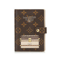 Louis Vuitton Monogram Trunks and Locks Agenda Cover (SHG-35481)