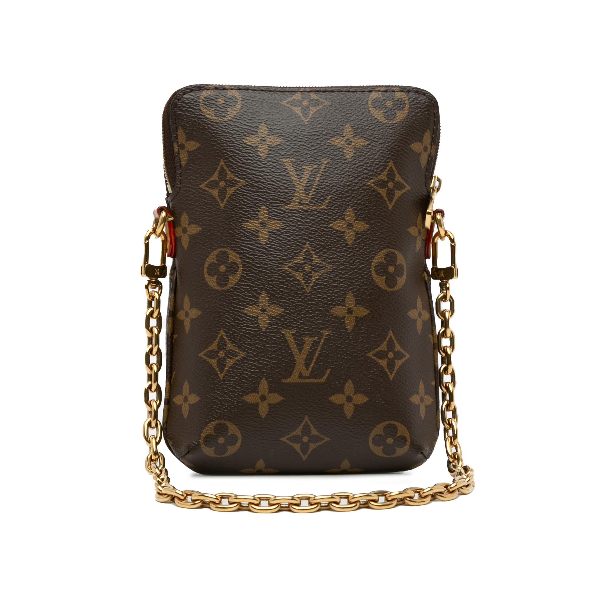 Louis Vuitton Monogram Utility Phone Sleeve (SHG-h61XTd)
