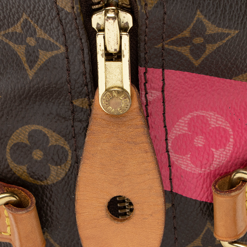 Louis Vuitton Monogram V Speedy 30 Satchel (SHF-19957)