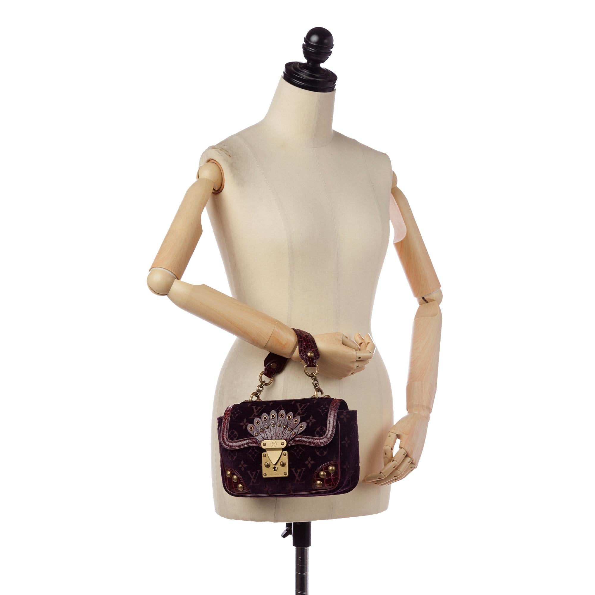 Louis Vuitton Monogram Velours Irvine (SHG-35468)
