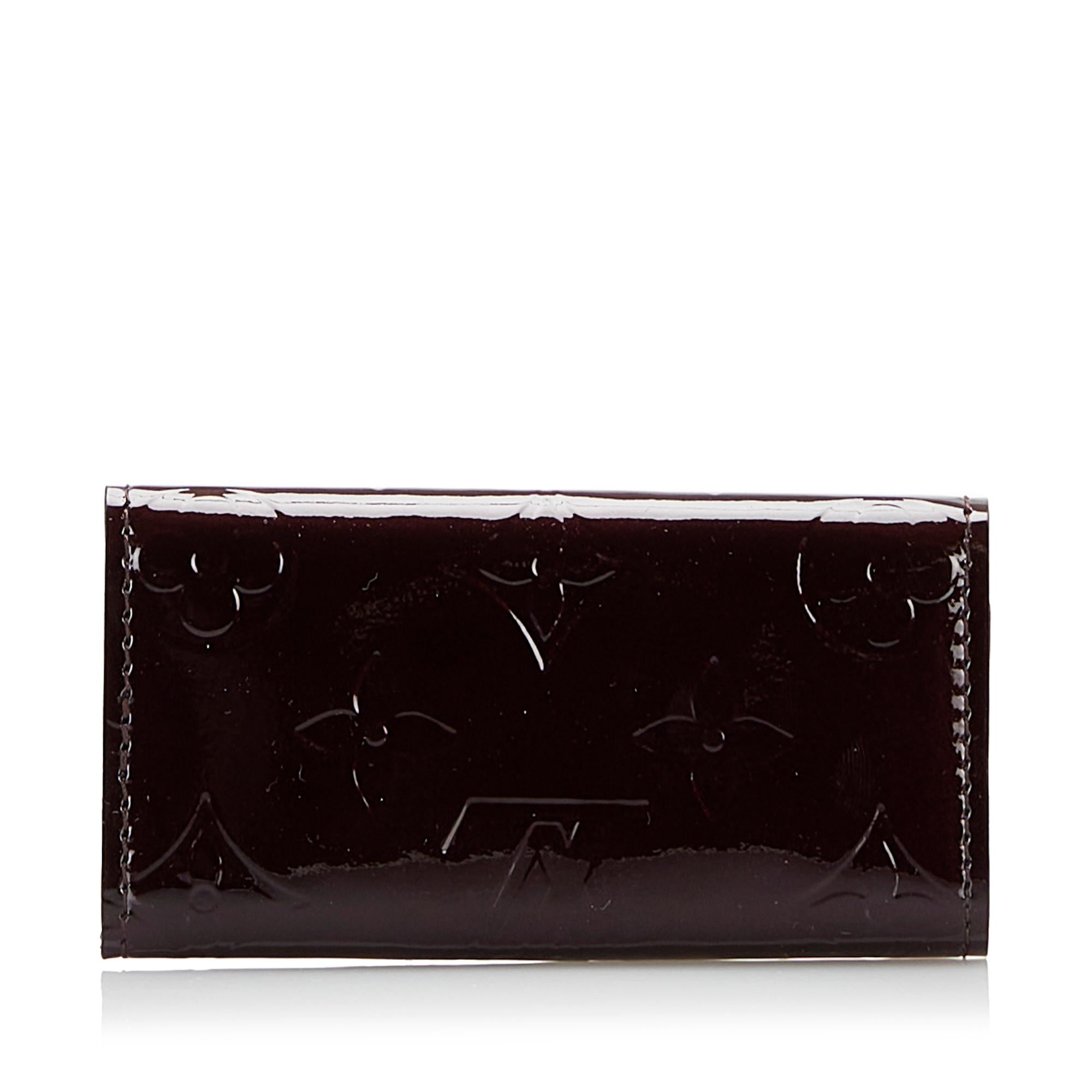 Louis Vuitton Monogram Vernis 4 Key Holder (SHG-37555)