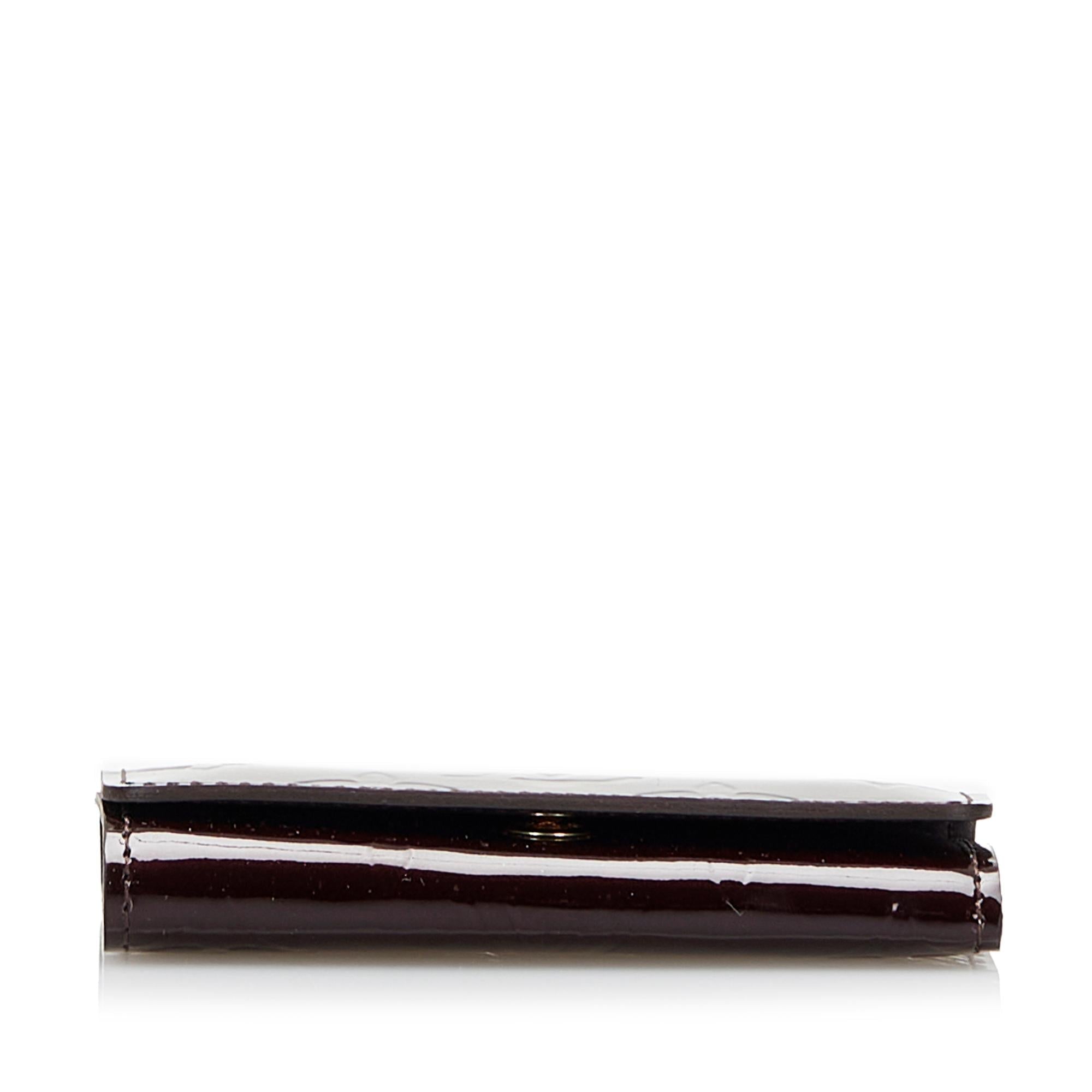 Louis Vuitton Monogram Vernis 4 Key Holder (SHG-37555)