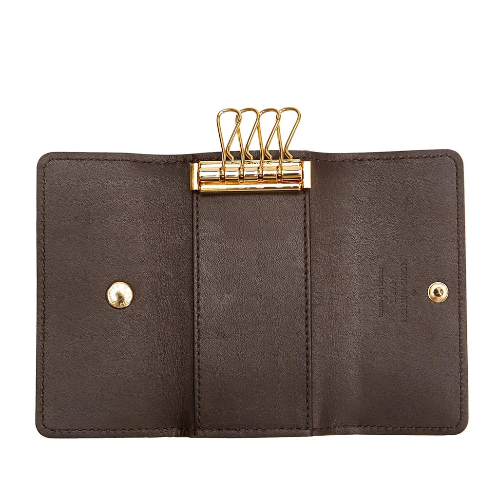 Louis Vuitton Monogram Vernis 4 Key Holder (SHG-37555)