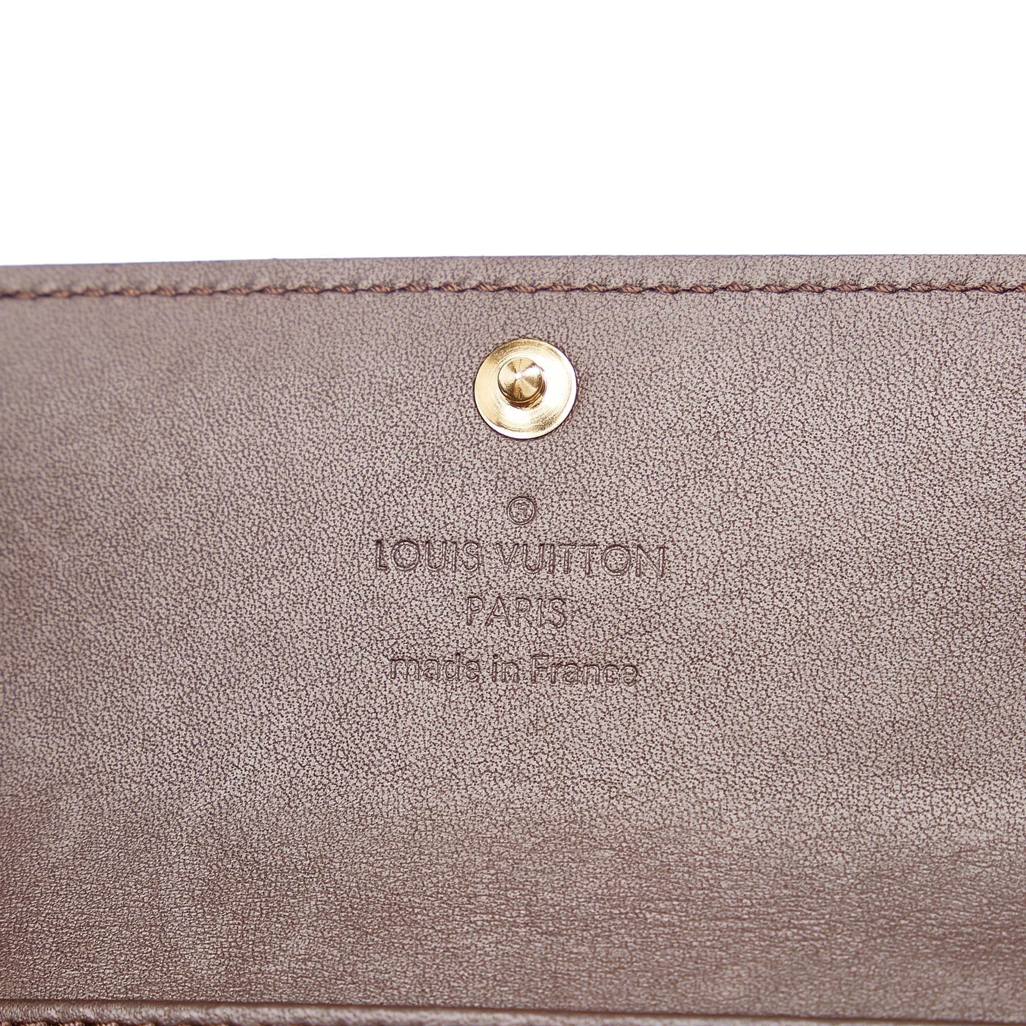 Louis Vuitton Monogram Vernis 4 Key Holder (SHG-37555)
