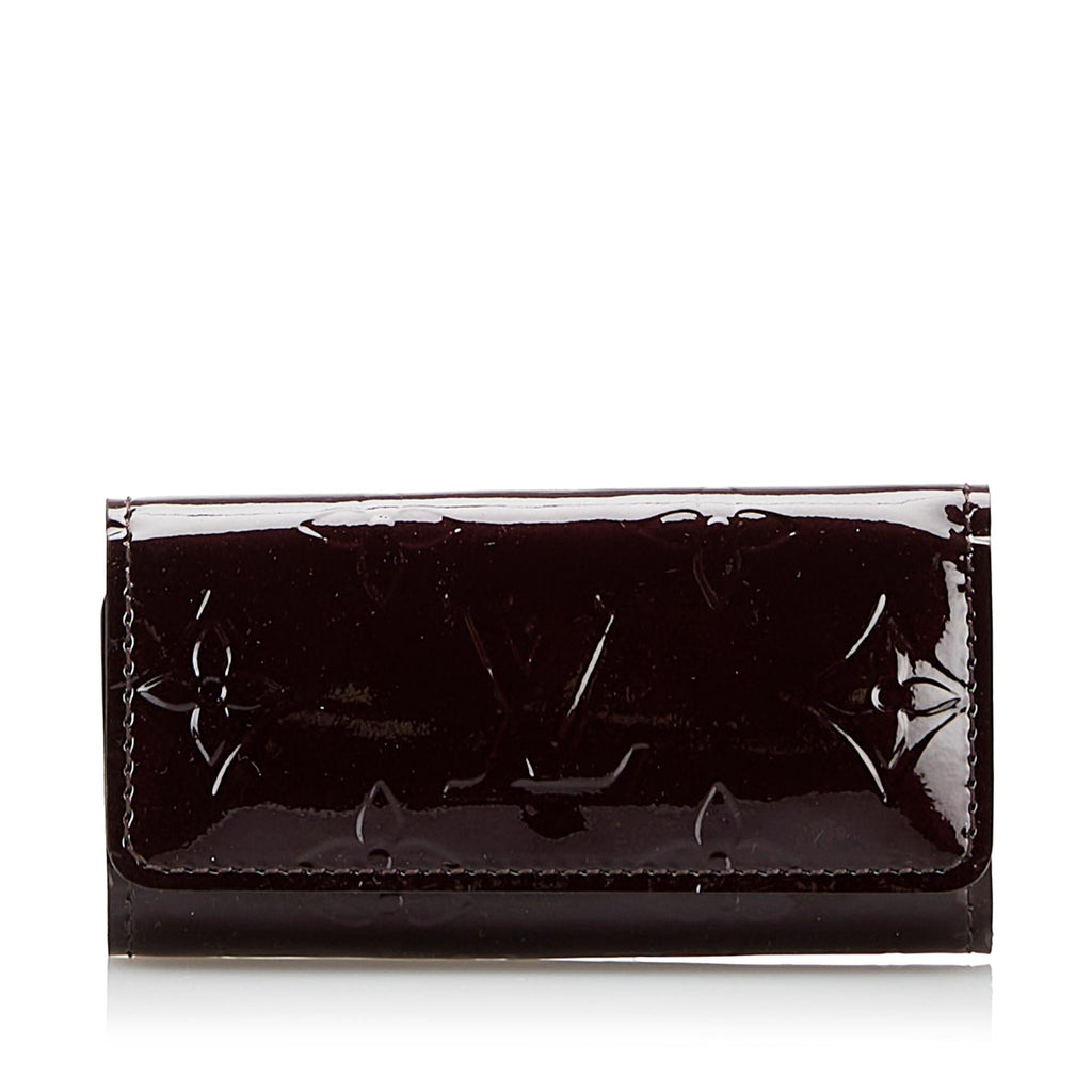 Louis Vuitton Monogram Vernis 4 Key Holder (SHG-37555)
