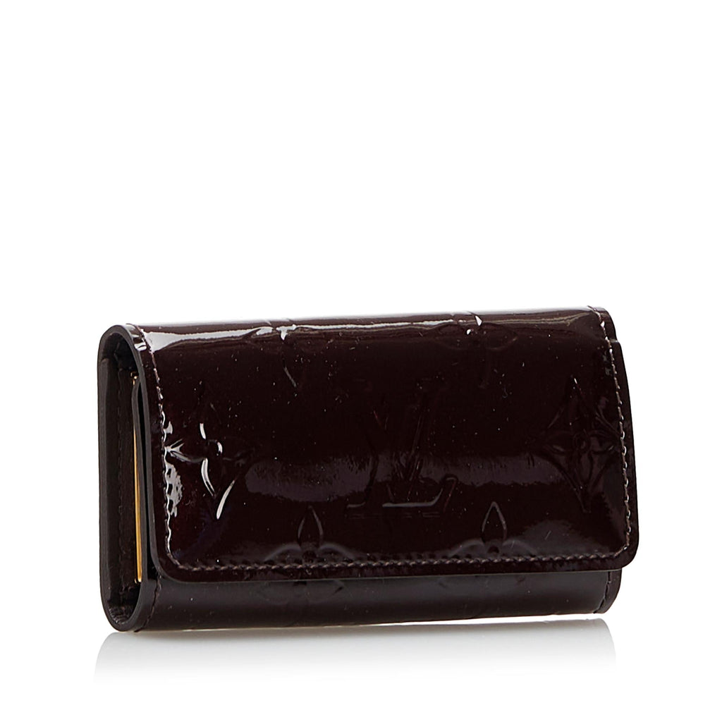 Louis Vuitton Monogram Vernis 4 Key Holder (SHG-37555)