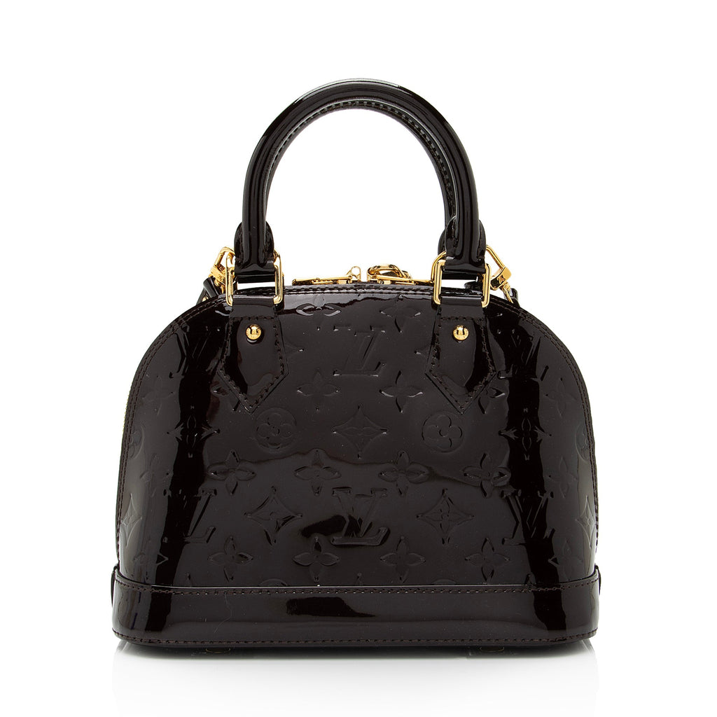 Louis Vuitton Monogram Vernis Alma BB Satchel (SHF-nXDD7c)