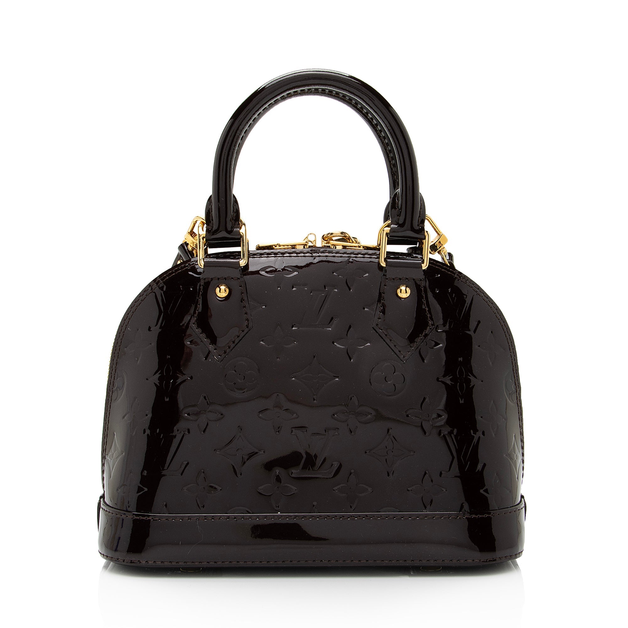 Louis Vuitton Monogram Vernis Alma BB Satchel (SHF-nXDD7c)
