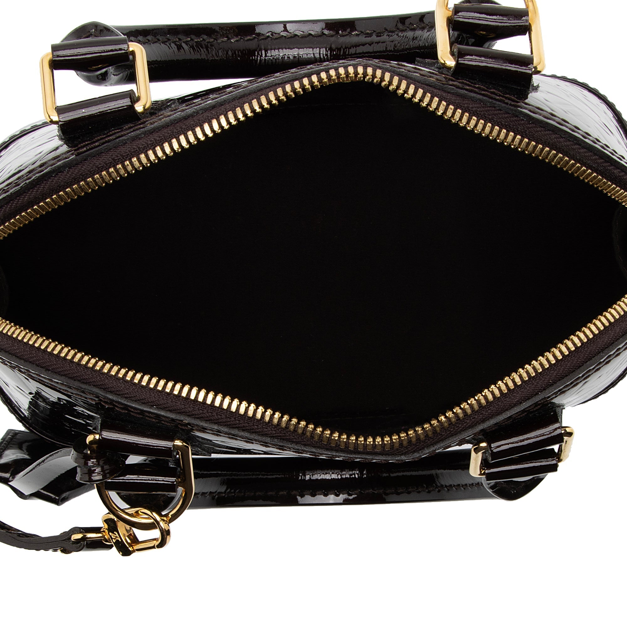 Louis Vuitton Monogram Vernis Alma BB Satchel (SHF-nXDD7c)