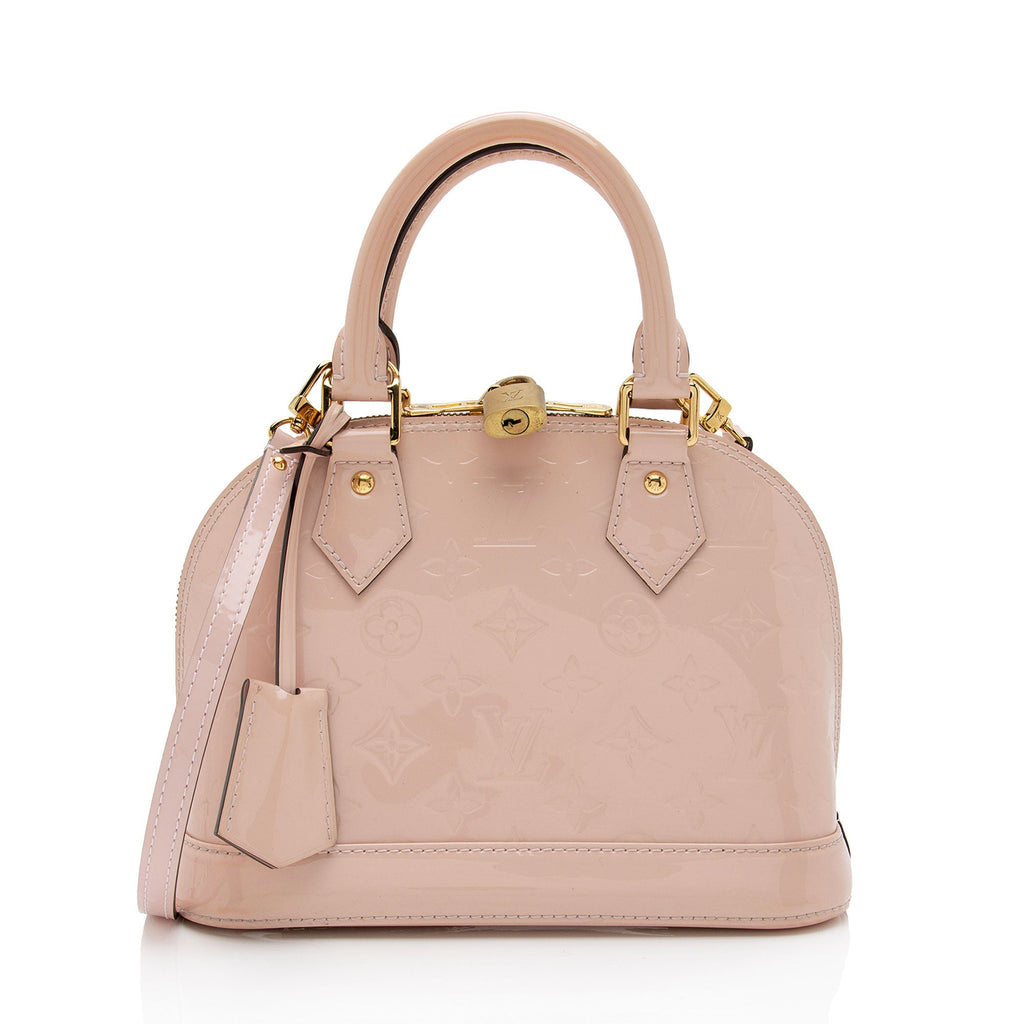 Louis Vuitton Monogram Vernis Alma BB Satchel (SHF-1Hki9h)
