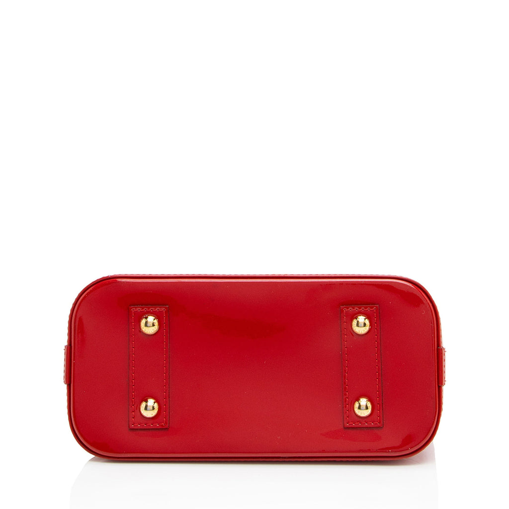 Louis Vuitton Monogram Vernis Alma BB Satchel (SHF-Rw84C7)