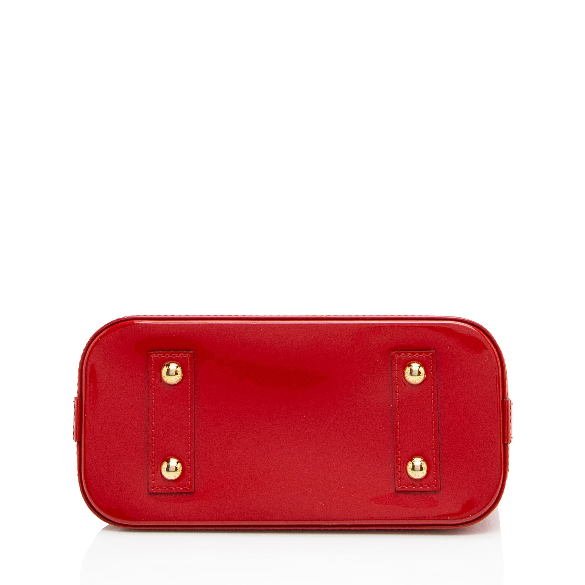 Louis Vuitton Monogram Vernis Alma BB Satchel (SHF-Rw84C7)