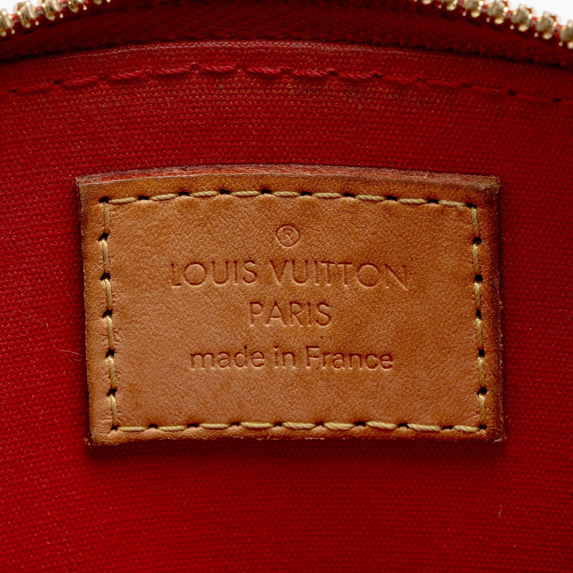 Louis Vuitton Monogram Vernis Alma BB Satchel (SHF-Rw84C7)
