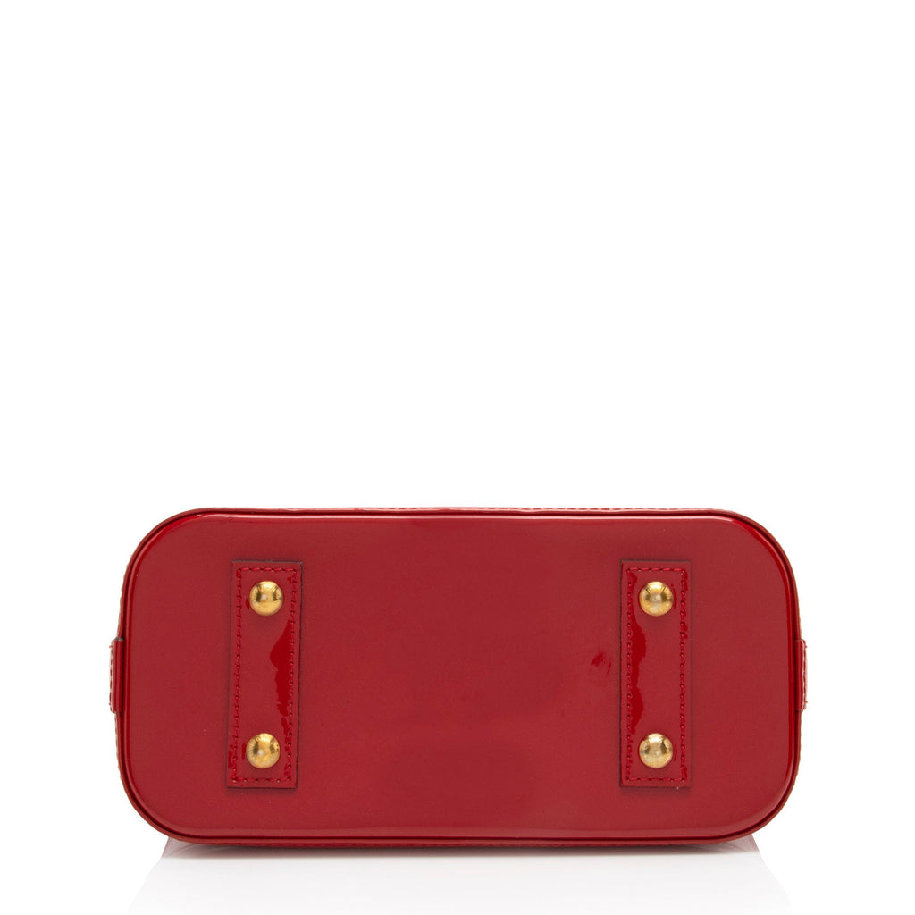 Louis Vuitton Monogram Vernis Alma BB Satchel (SHF-TS3duR)