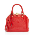 Louis Vuitton Monogram Vernis Alma BB Satchel (SHF-DFP050)
