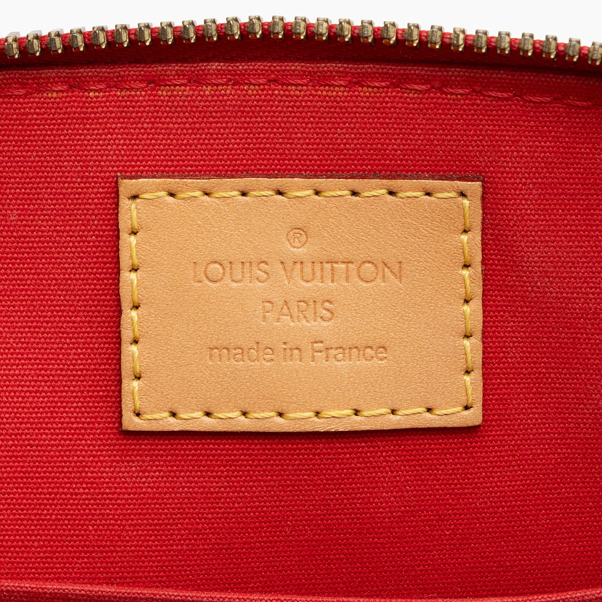 Louis Vuitton Monogram Vernis Alma BB Satchel (SHF-DFP050)