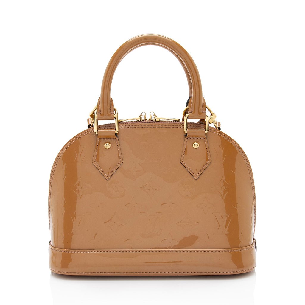 Louis Vuitton Monogram Vernis Alma BB Satchel (SHF-WrgZSd)