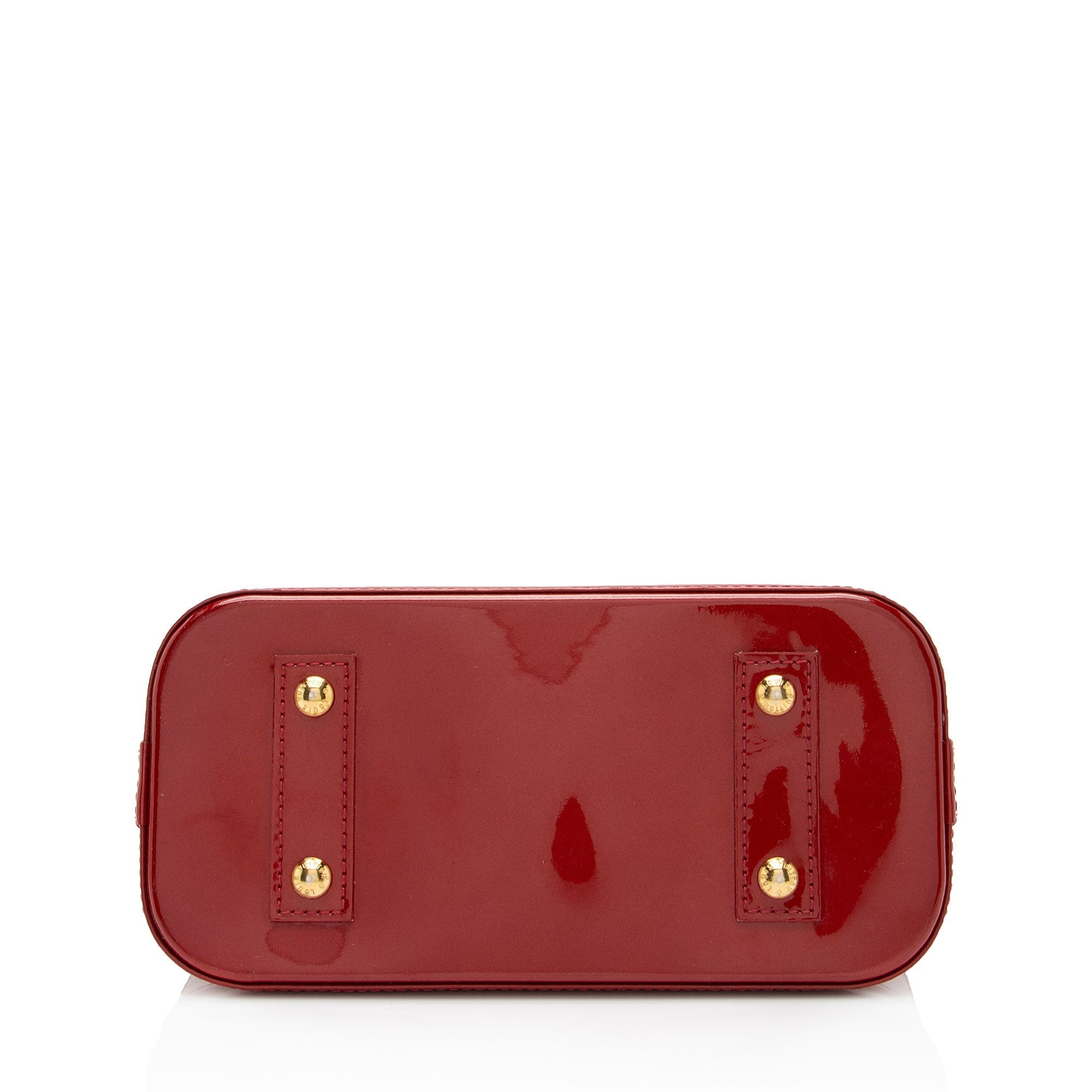 Louis Vuitton Monogram Vernis Alma BB Satchel (SHF-aFh6qo)
