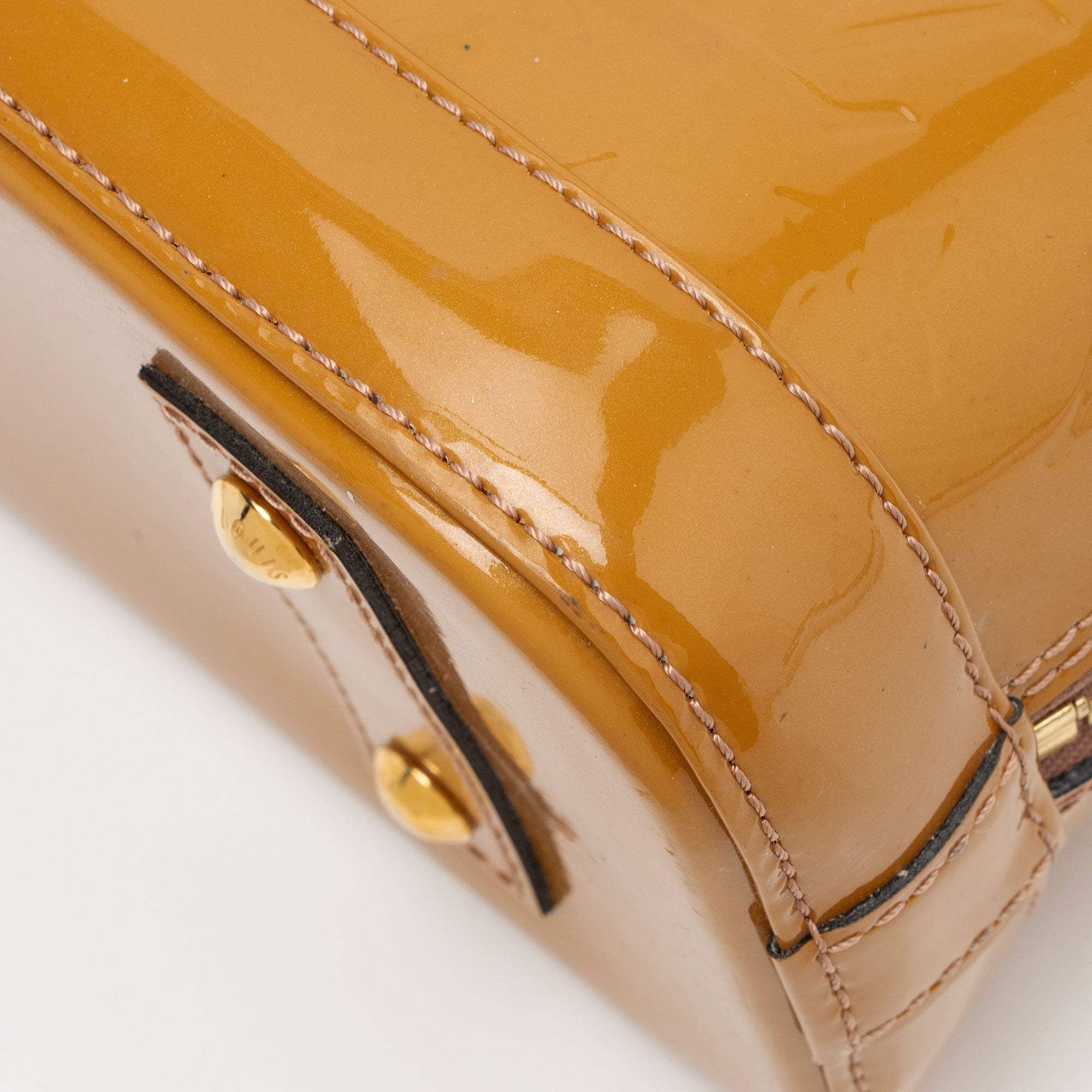 Louis Vuitton Monogram Vernis Alma BB Satchel