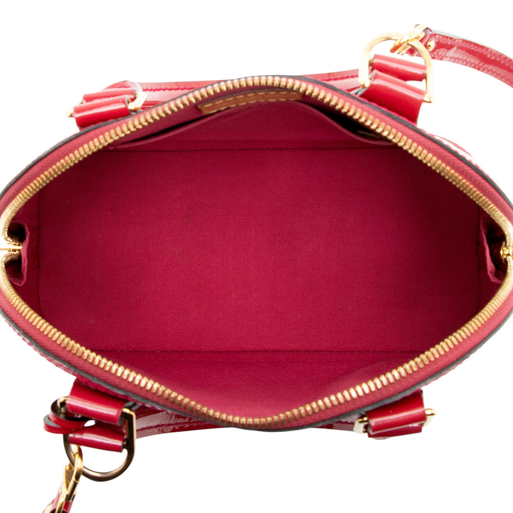 Louis Vuitton Monogram Vernis Alma BB Satchel