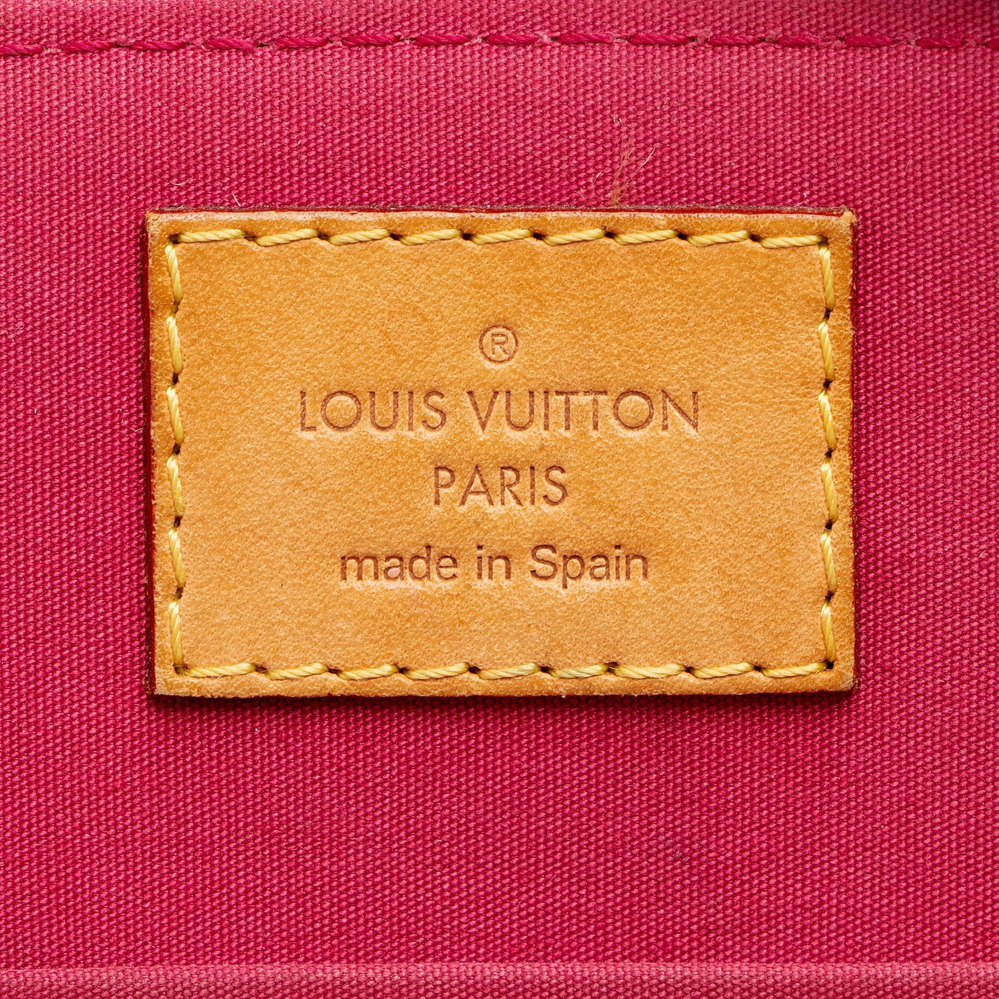 Louis Vuitton Monogram Vernis Alma BB Satchel