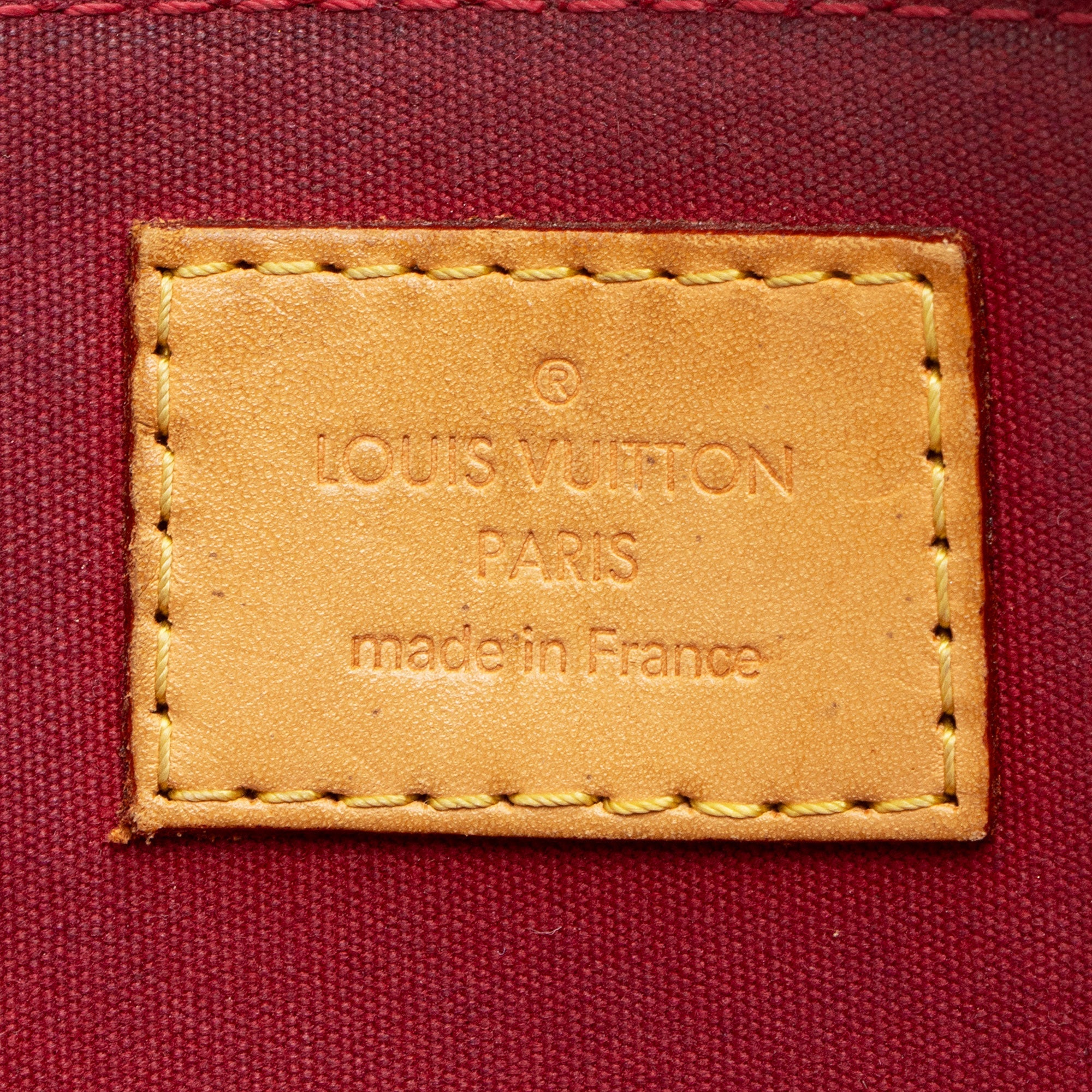 Louis Vuitton Monogram Vernis Alma BB Satchel