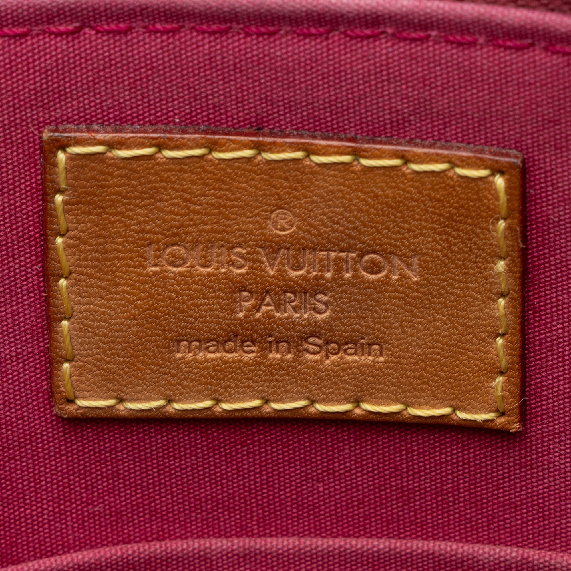 Louis Vuitton Monogram Vernis Alma BB Satchel